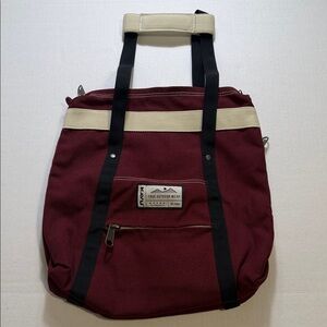Kavu True Outdoor Wear Canvas Tote Shoulder Bag With Backpack Straps